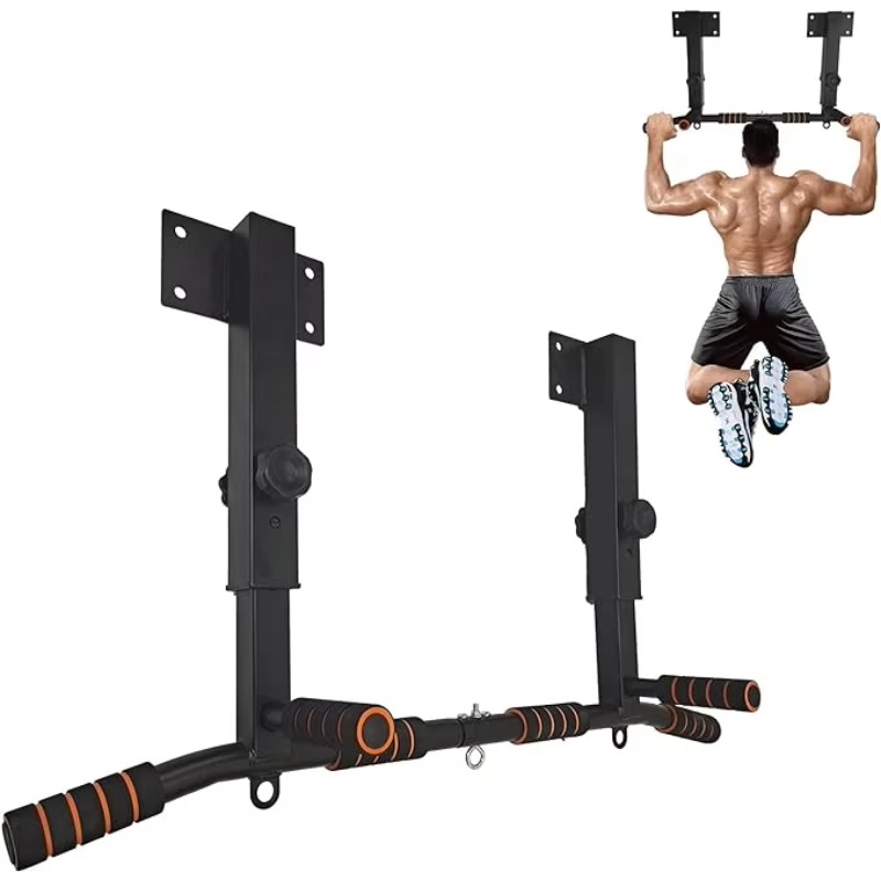 Home Gym Wall Mounted - Wandgemonteerde Dip Station Pull-up Bar van