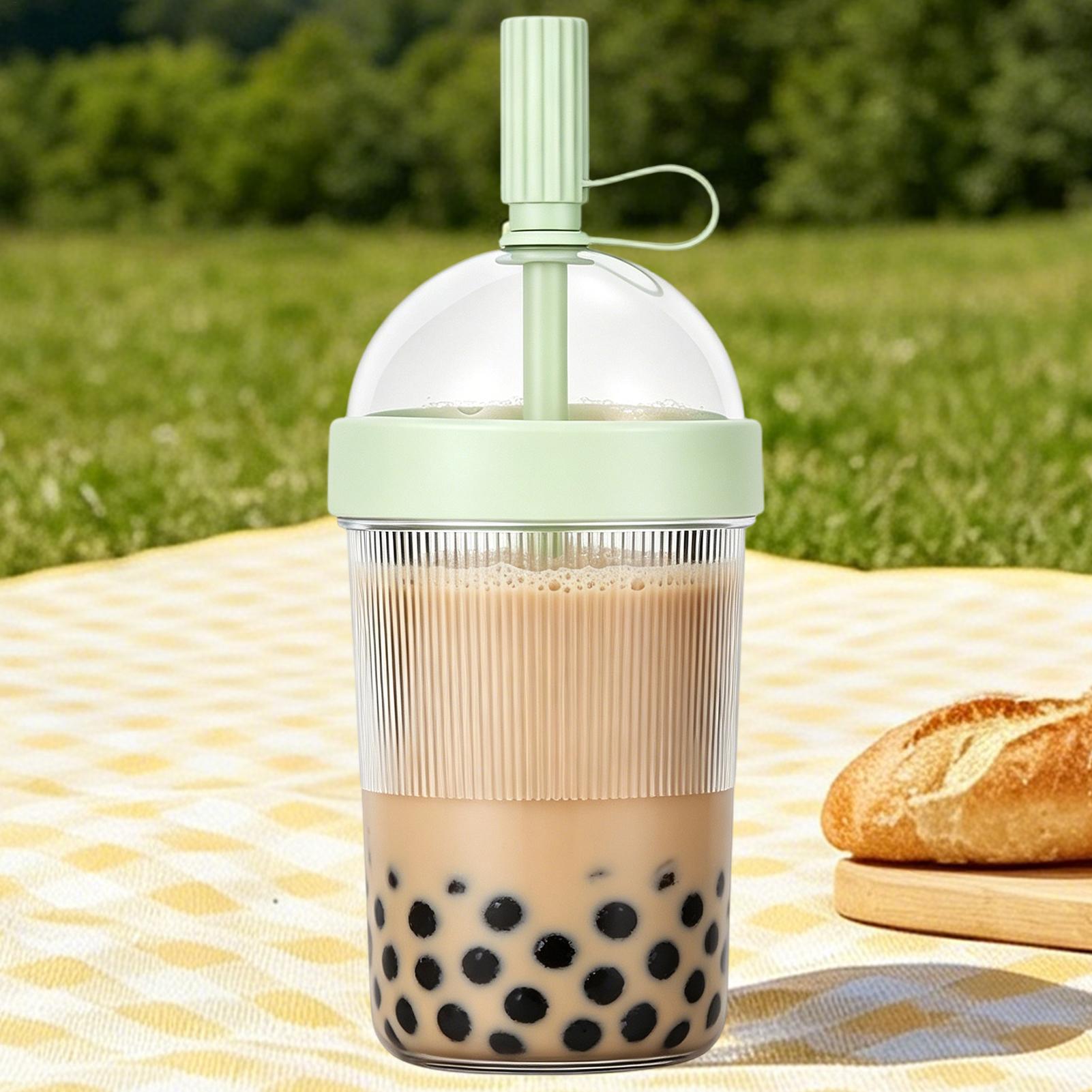 Kettler Home Gym - Herbruikbare ijskoffiebeker 17oz tumbler met rietje,