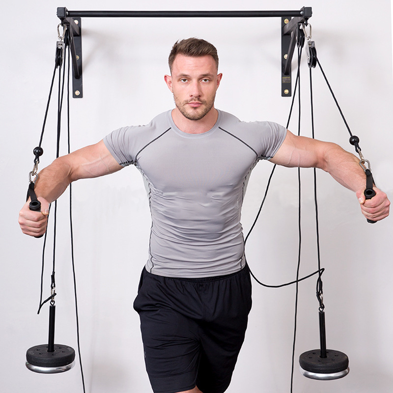 Home Gym Diy Pulley System - Wandmontage Diy Fitness Katrol Kabel Machine