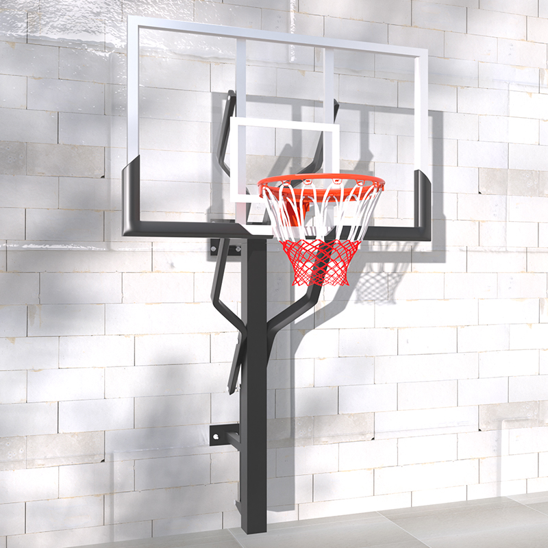 Home Gym Wall Mounted - Fabrieksdirecte verkoop, binnen, hoogteverstelbare mini-basketbalring, wandmontage,
