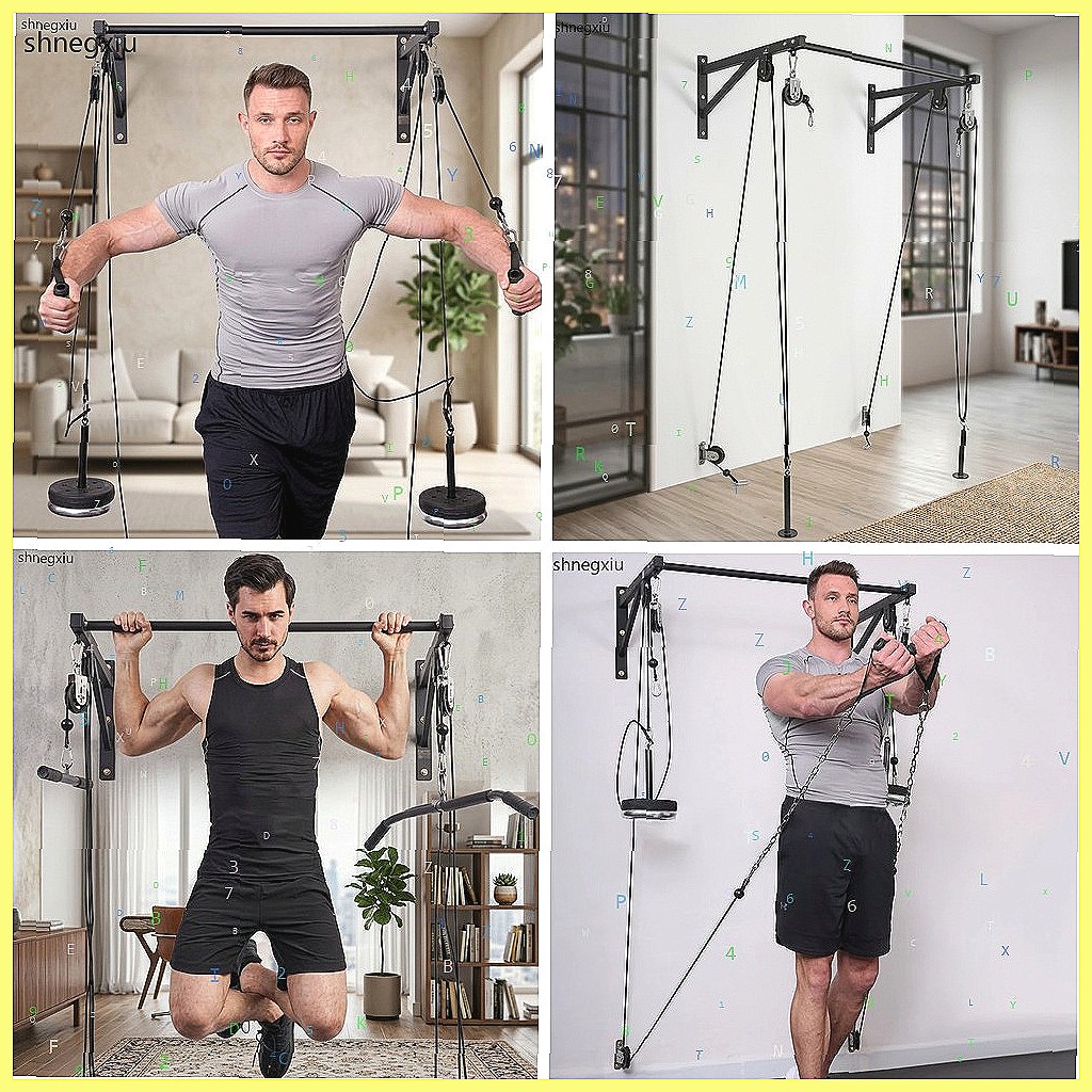 Home Gym Diy Pulley System - Wandmontage DIY fitness katrolsysteem voor biceps