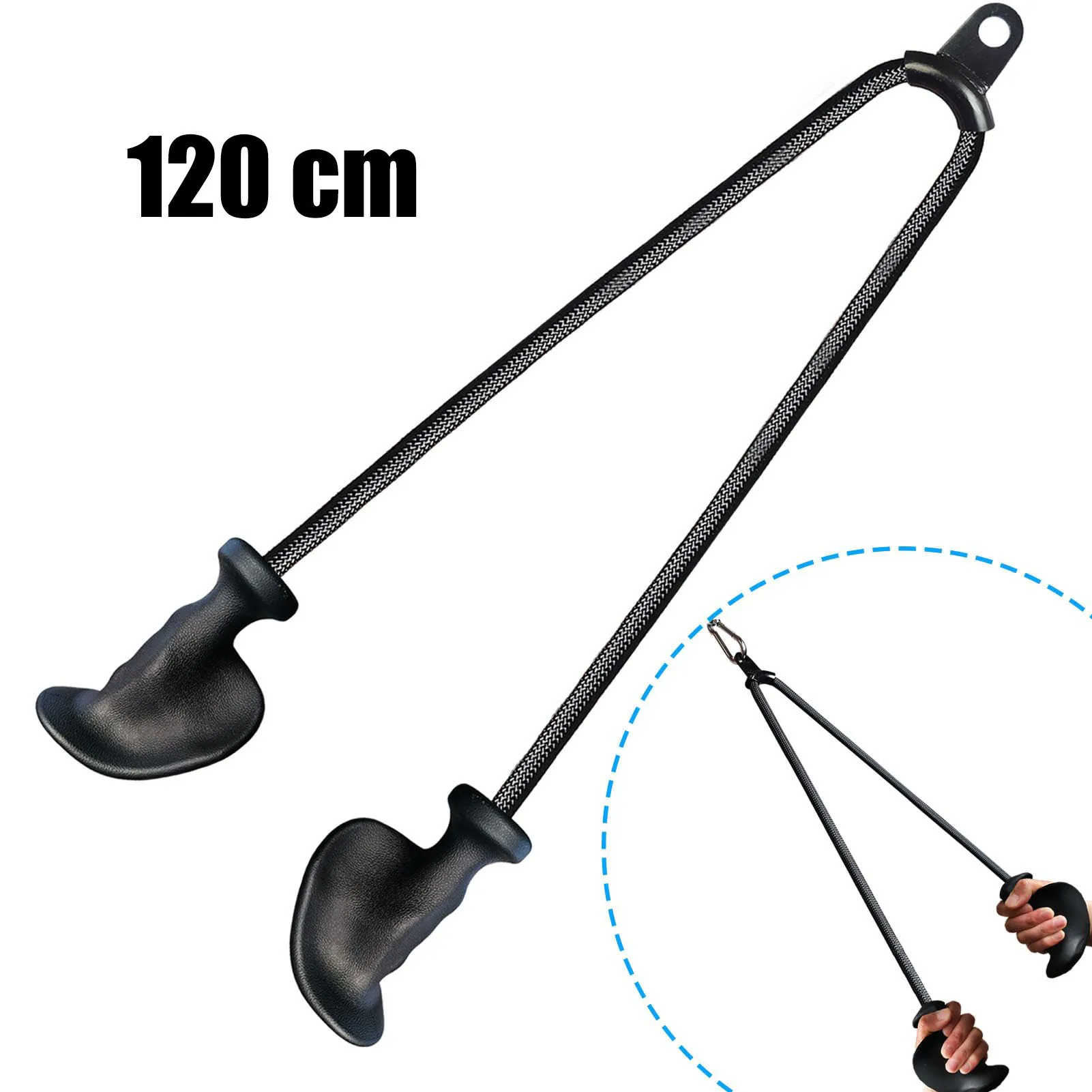 Lat Pulldown Cable - Ergonomisch triceps-touw, gemakkelijk vast te houden,