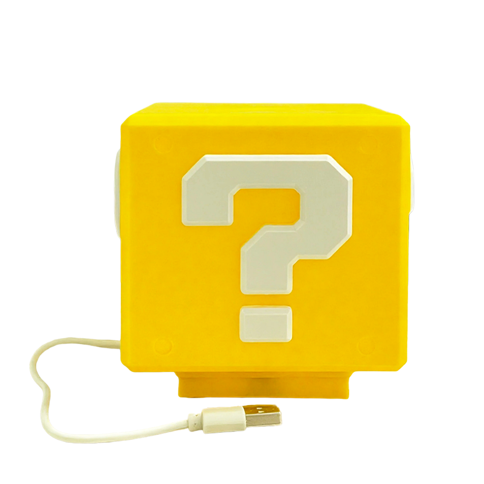 Home Gym Decor - 2026 Question Block Lamp met geluidseffecten,