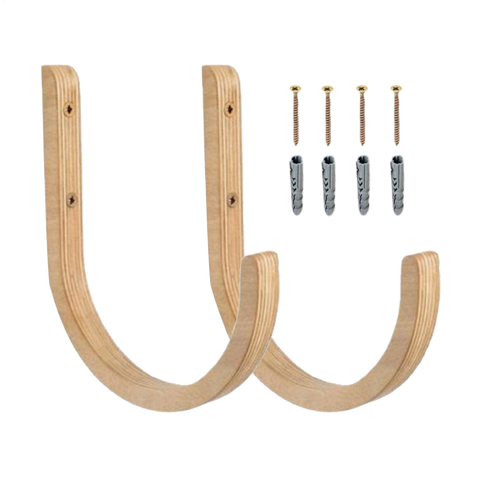 Home Gym Folding Rack - Yogamat houder 2 stuks houten met
