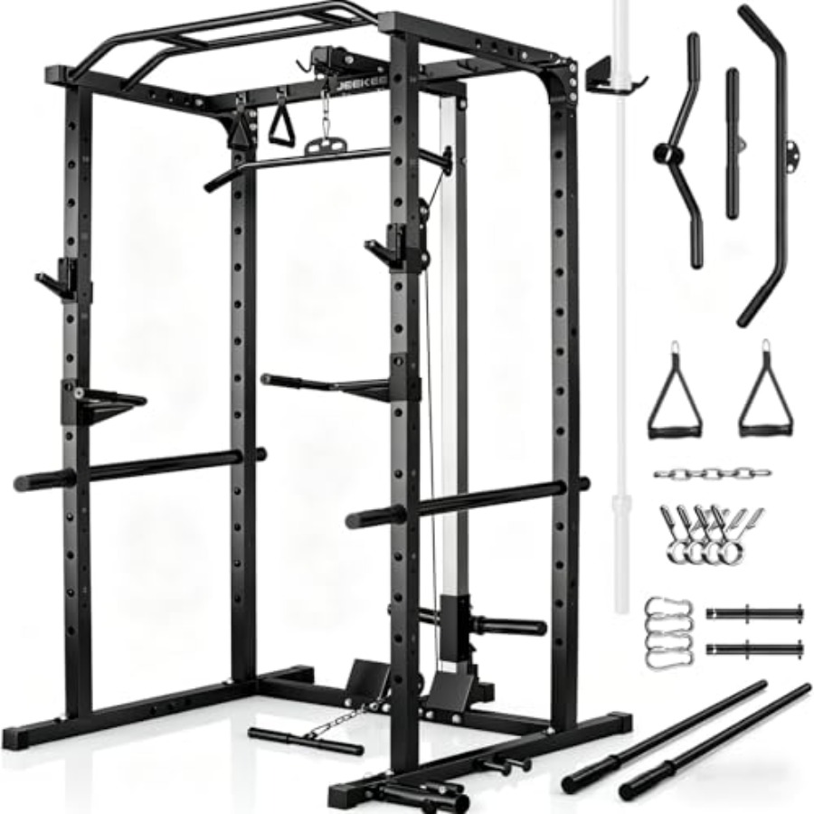 Home Gym Power Rack - Homegym power rack met LAT pulldown,