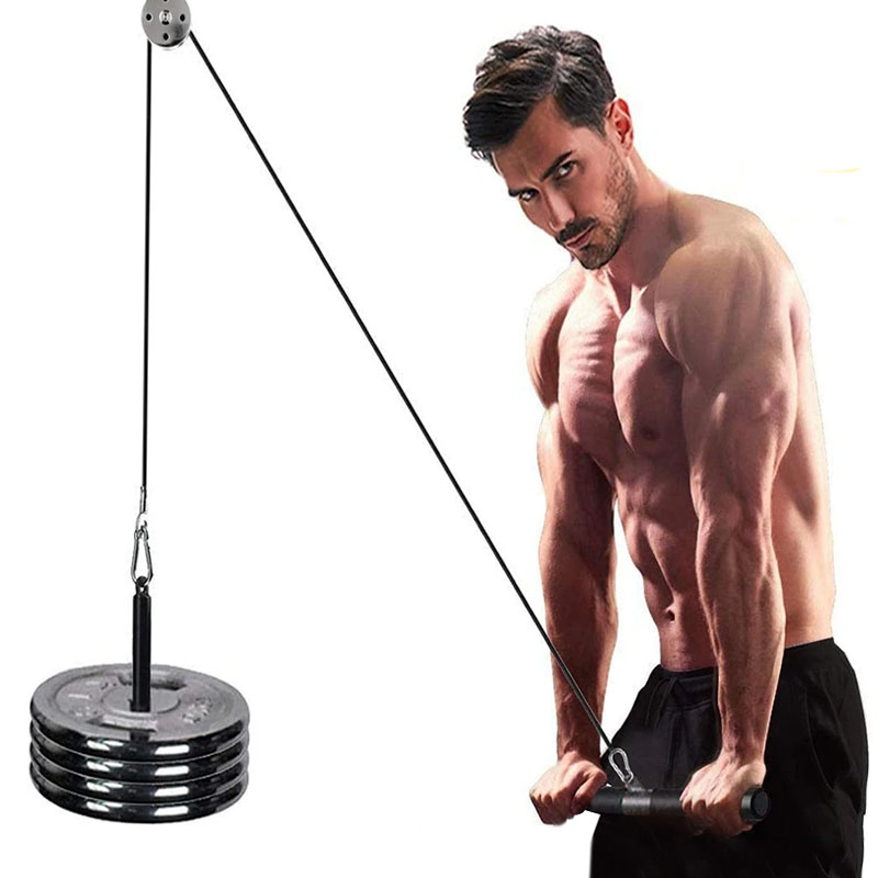 Home Gym Diy Pulley System - Silent Gym Kabel Katrol Systeem met