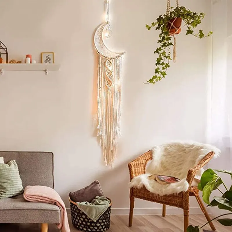 Home Gym Decor - Nordic Decoratieve Hanger Wandtapijt Dromenvanger Creatieve