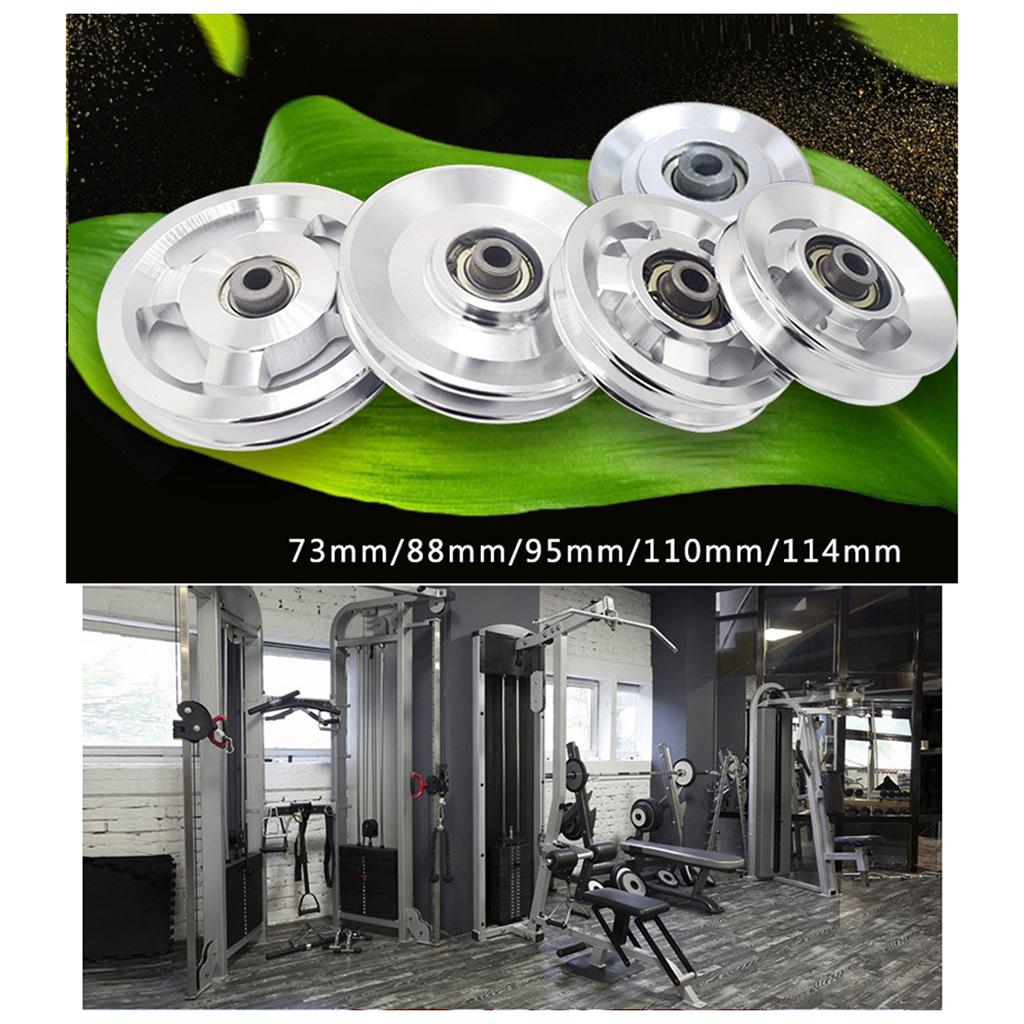 Aluminium katrolrol, touwgelei - Home Gym Diy Pulley System recensie en prijs