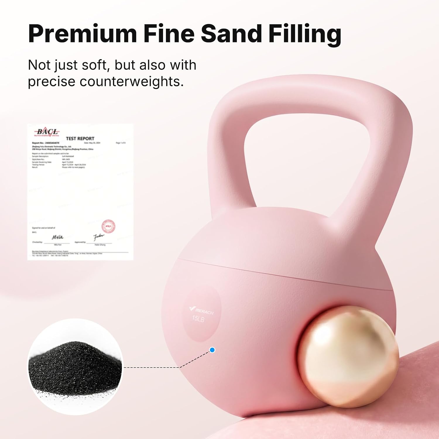 Zachte Kettlebell met brede an - Kettler Home Gym recensie en prijs