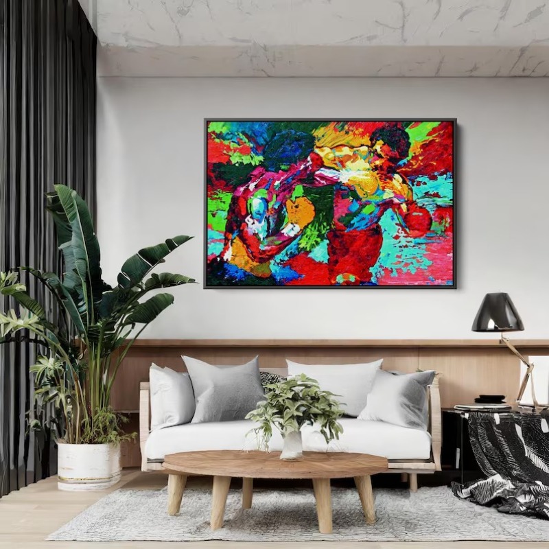 Graffiti Abstract Kleurrijke B - Home Gym Interior Design recensie en prijs