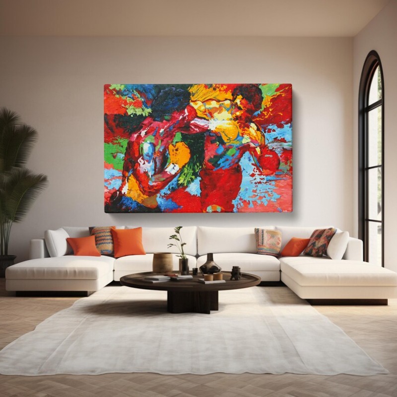 Graffiti Abstract Kleurrijke B - Home Gym Interior Design recensie en prijs