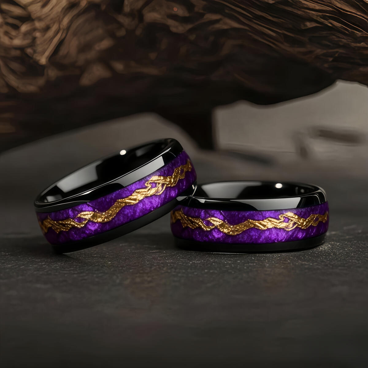 Modezwarte herenring van roest - Gymnastic Rings Wooden recensie en prijs