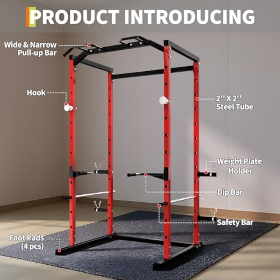 Zware Power Cage met Pull-Up B - Home Gym Power Rack recensie en prijs