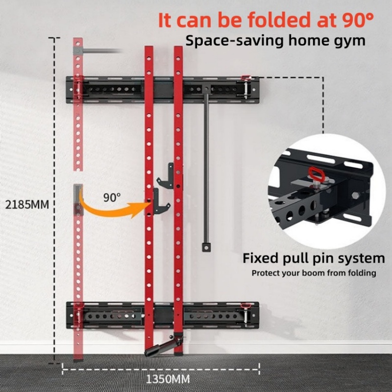 Verstelbare Power Cage Wandgem - Home Gym Folding Rack recensie en prijs