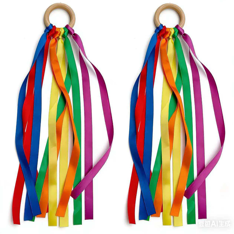 Regenboog Handvliegerstokken M - Gymnastic Rings Wooden recensie en prijs