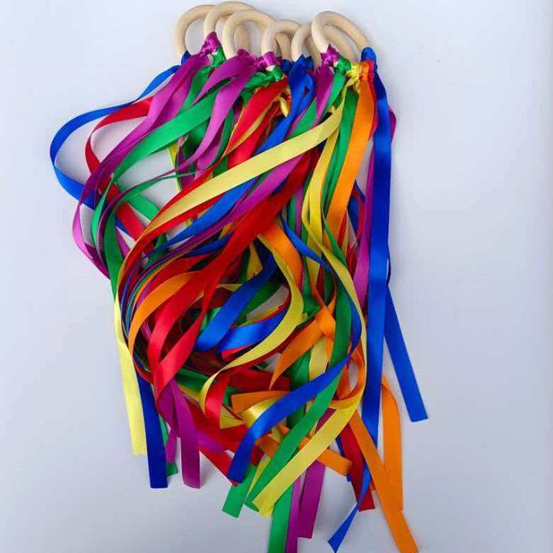 Regenboog Handvliegerstokken M - Gymnastic Rings Wooden recensie en prijs