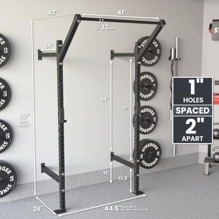 Wandgemonteerde squat rack voo - Home Gym Wall Mounted recensie en prijs