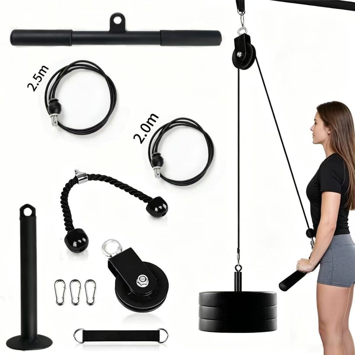 Stiltegevoelige roestvrijstale - Home Gym Diy Pulley System recensie en prijs