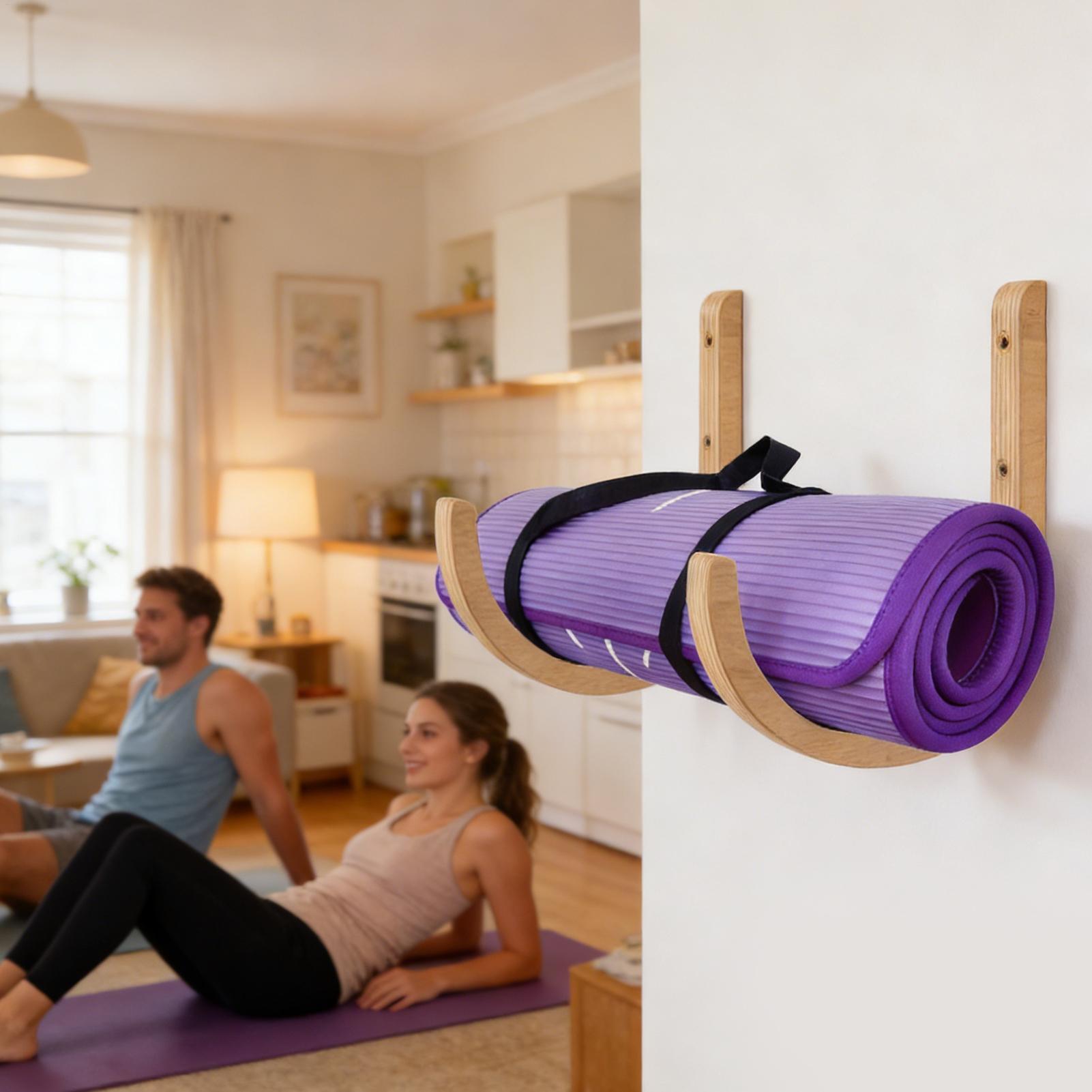 Yogamat opbergrek 2-delig hout - Home Gym Folding Rack recensie en prijs