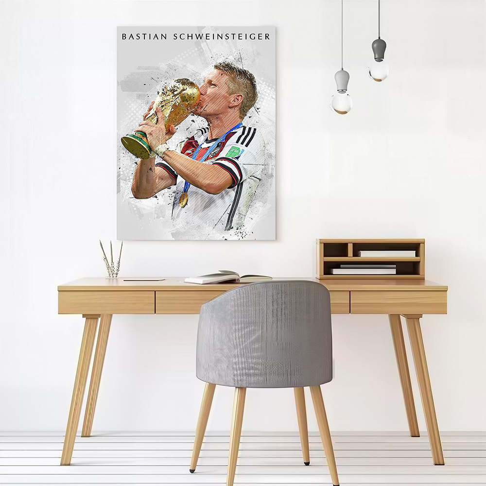 Bastian Schweinsteiger canvas  - Home Gym Decor recensie en prijs