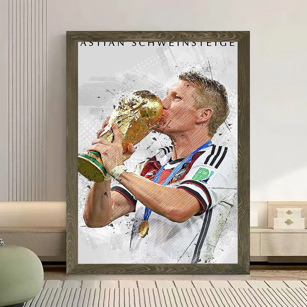 Bastian Schweinsteiger canvas  - Home Gym Decor recensie en prijs