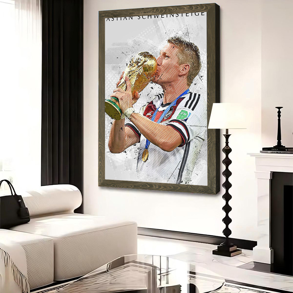 Bastian Schweinsteiger canvas  - Home Gym Decor recensie en prijs