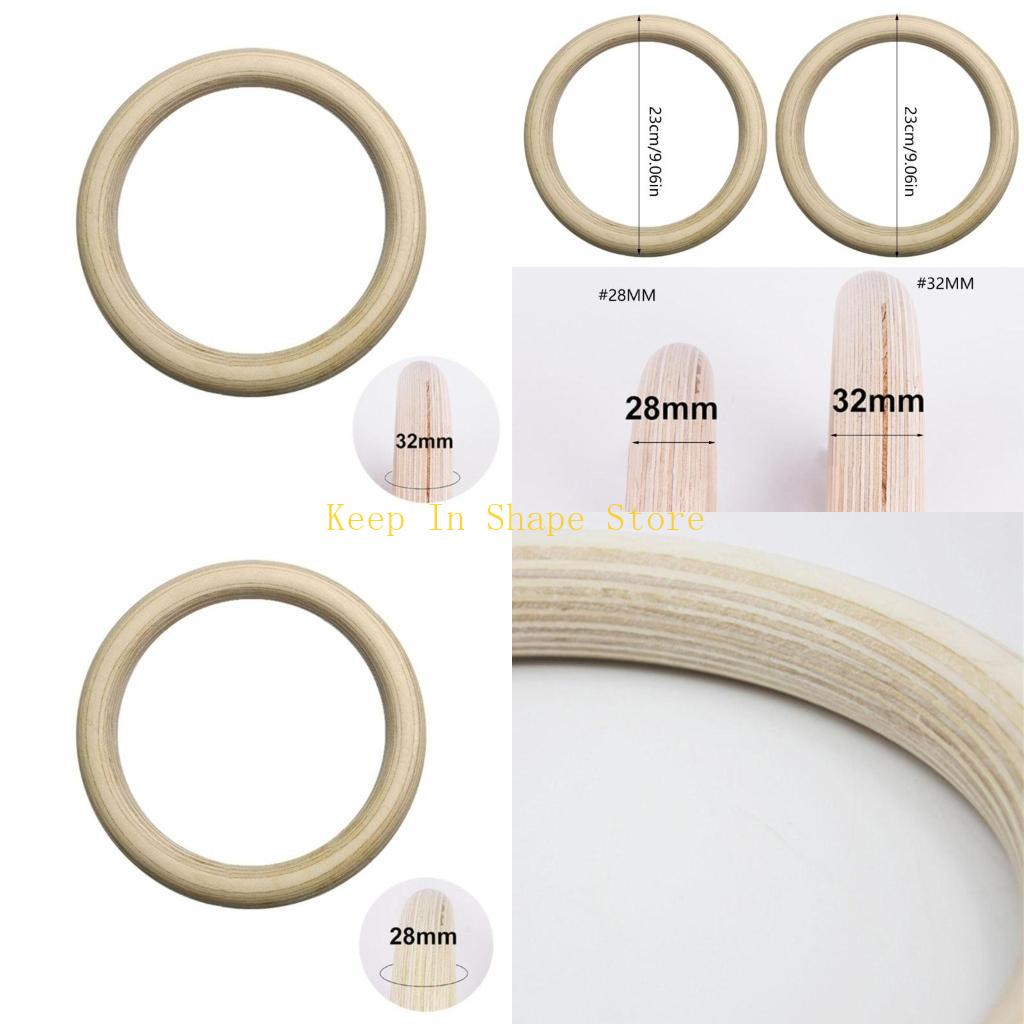 U1JC 1Pc Fitness Heavy Duty Gy - Gymnastic Rings Wooden recensie en prijs