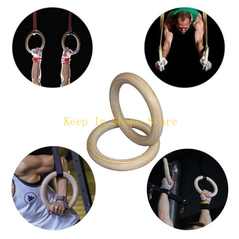 U1JC 1Pc Fitness Heavy Duty Gy - Gymnastic Rings Wooden recensie en prijs