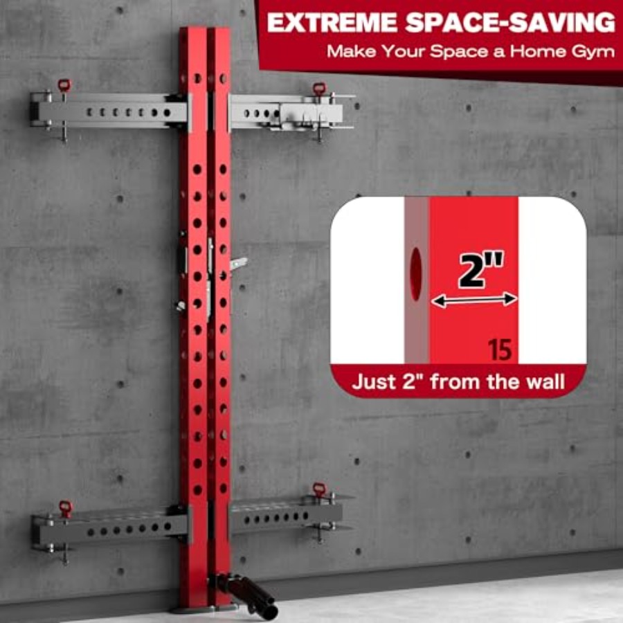 Homegym opvouwbaar squat rack, - Home Gym Folding Rack recensie en prijs