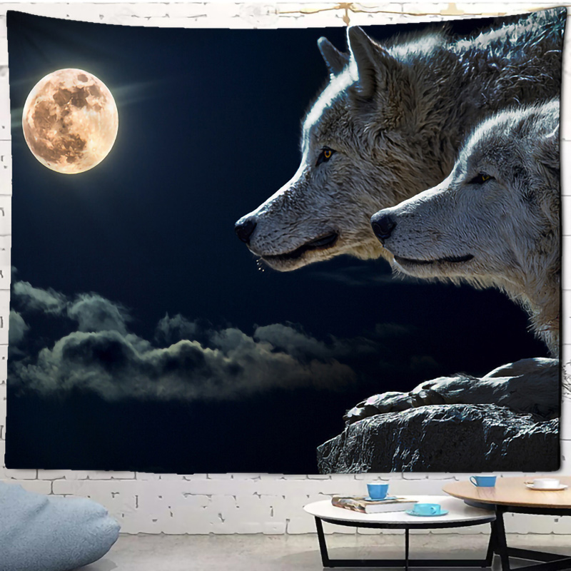 Fantasie Wolf Wandtapijt Opkno - Home Gym Decor recensie en prijs