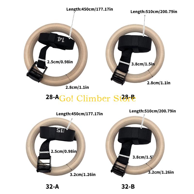 Q84C Verstelbare houten gymnas - Gymnastic Rings Wooden recensie en prijs