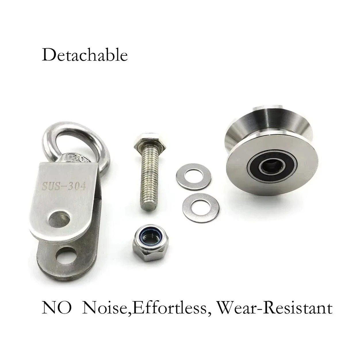 U-type draaibare katrol 304 ro - Home Gym Diy Pulley System recensie en prijs