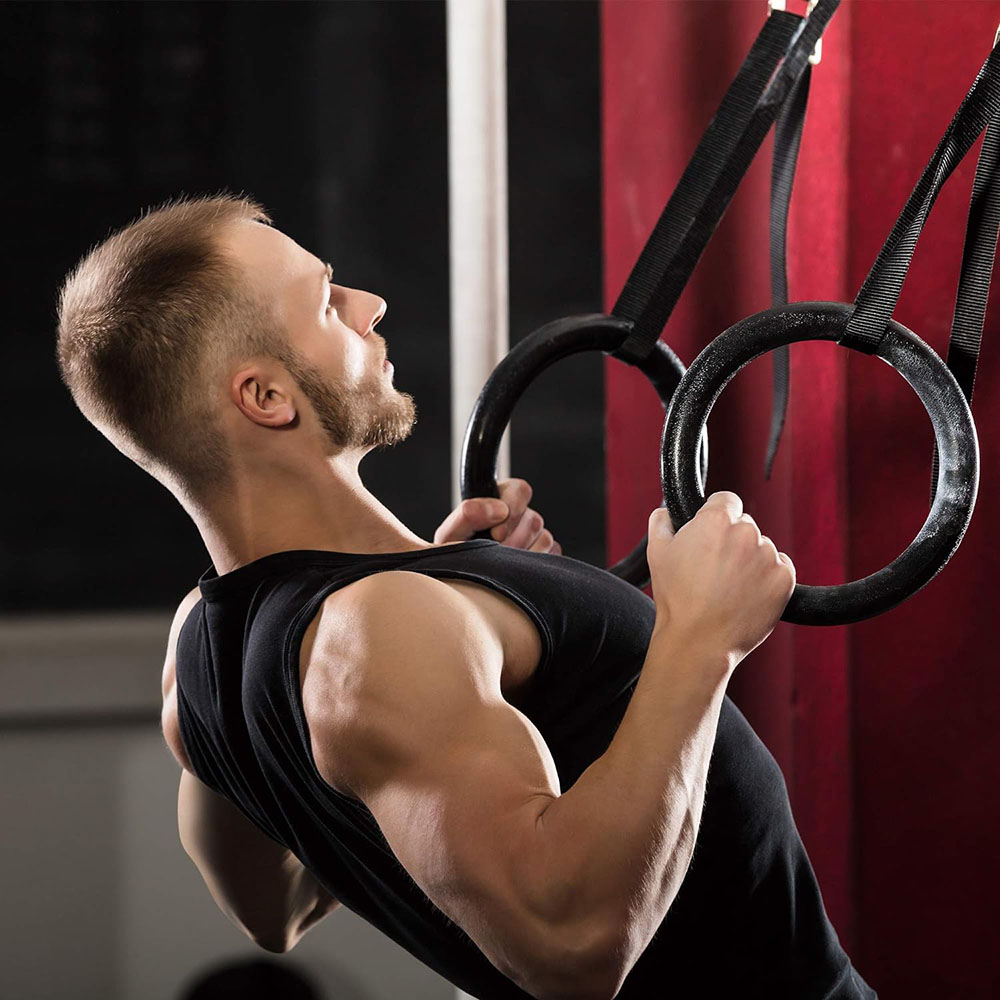 Fitnesstraining Gymnastiekring - Gymnastic Rings Wooden recensie en prijs