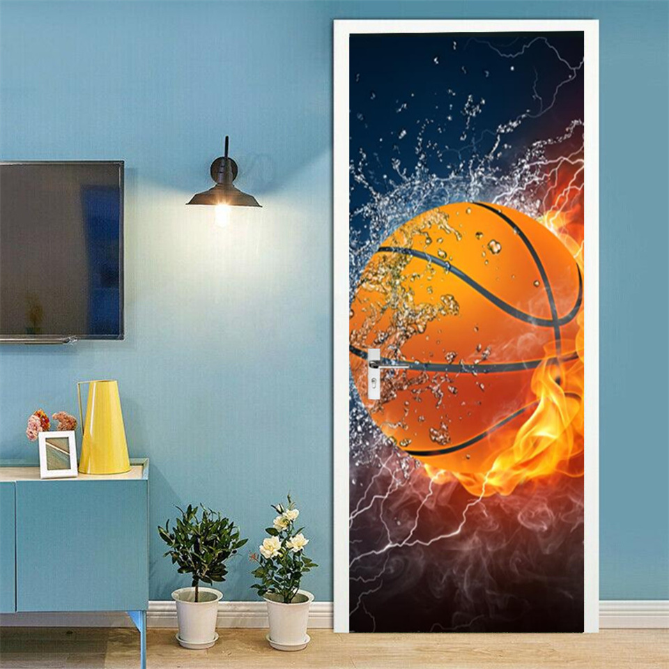 Voetbal Basketbal 3D Behang De - Home Gym Decor recensie en prijs