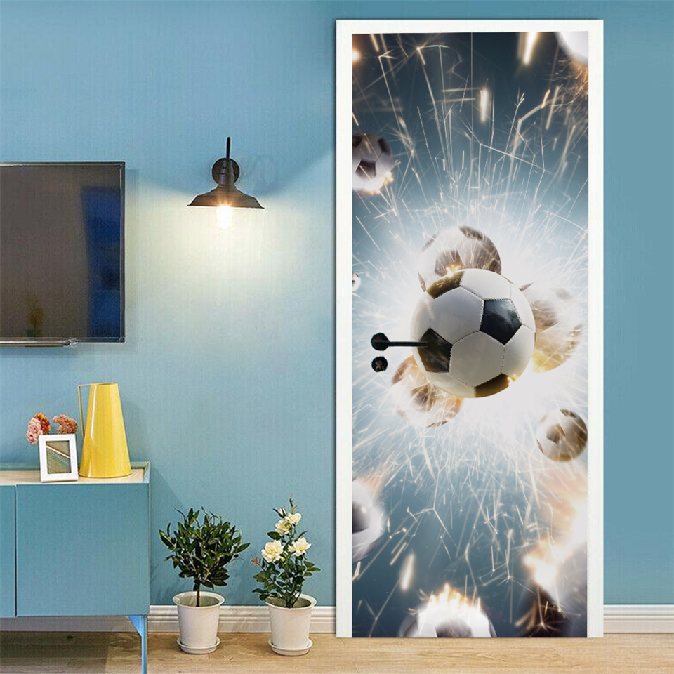 Voetbal Basketbal 3D Behang De - Home Gym Decor recensie en prijs