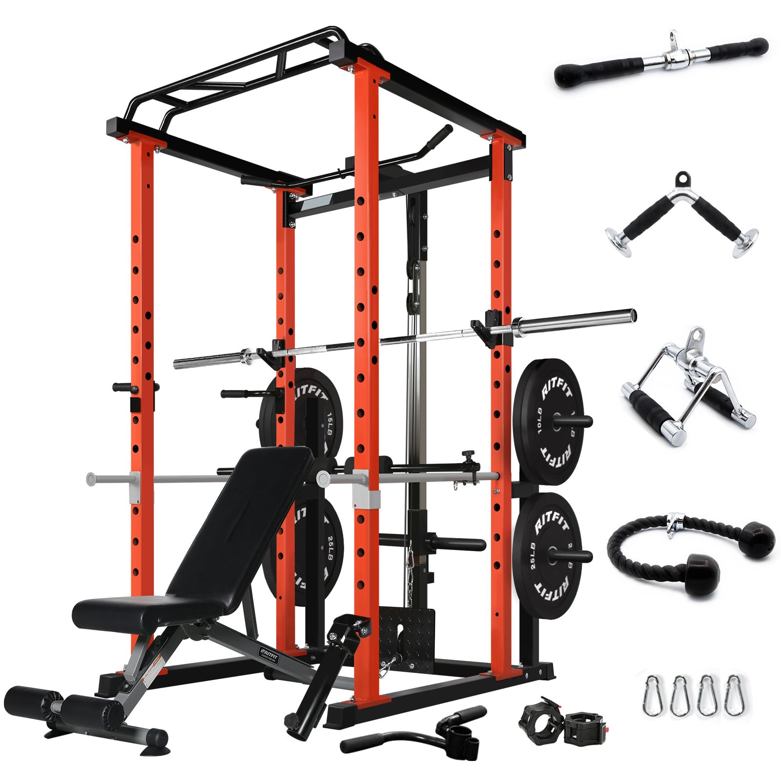 Commerciële multifunctionele k - Home Gym Power Rack recensie en prijs