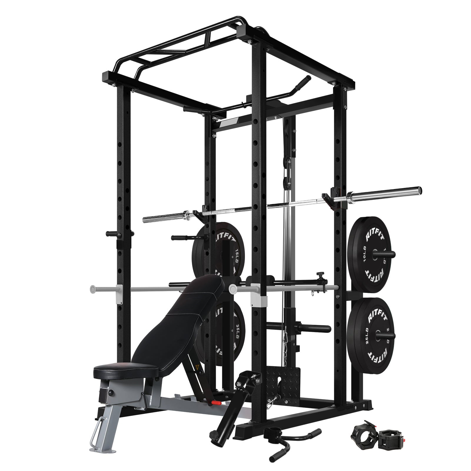 Commerciële multifunctionele k - Home Gym Power Rack recensie en prijs