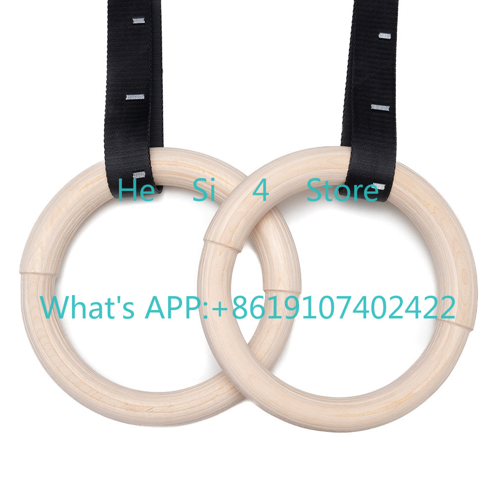 Birch houten fitnessring, dubb - Gymnastic Rings Wooden recensie en prijs