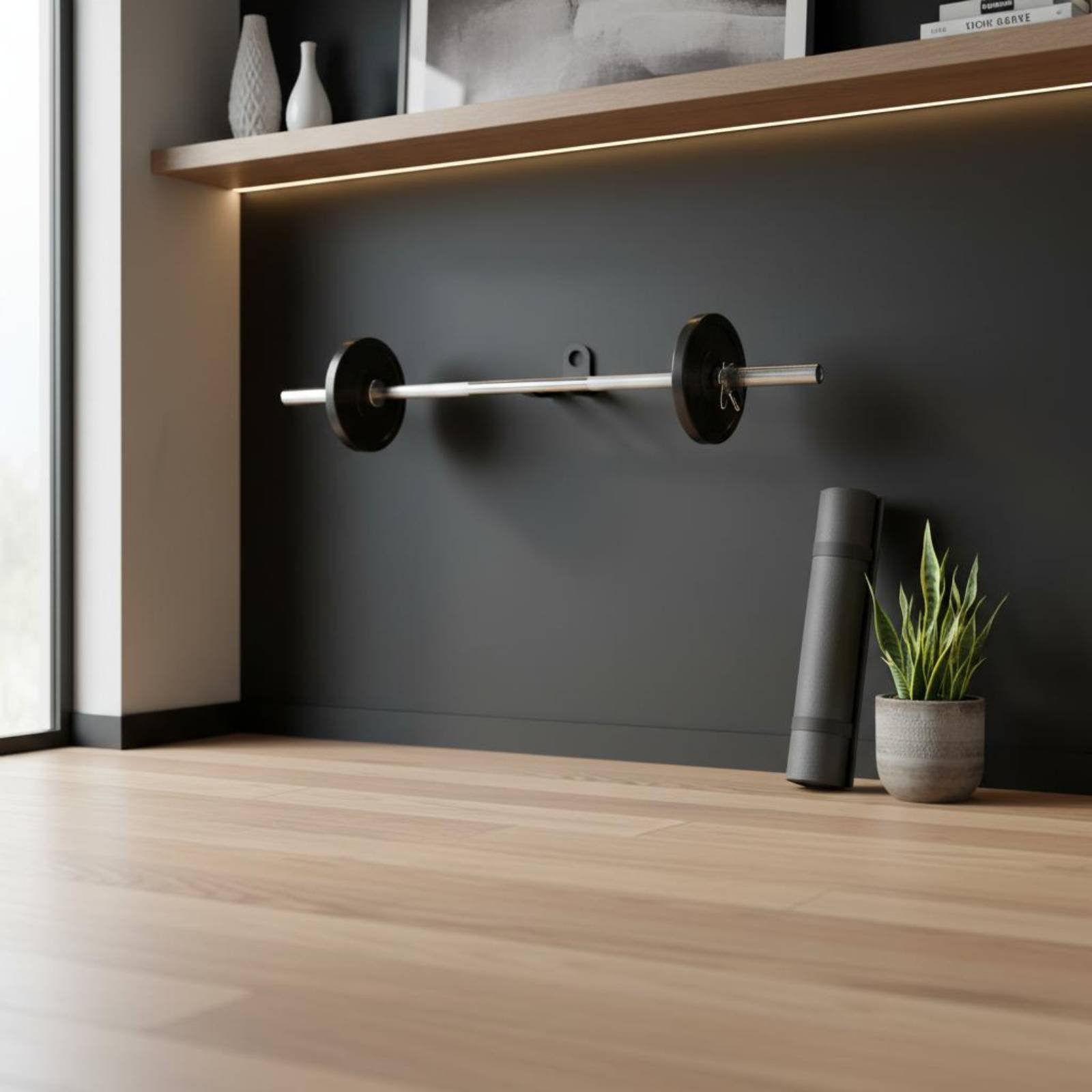 Wandbevestigde standaard halte - Home Gym Wall Mounted recensie en prijs
