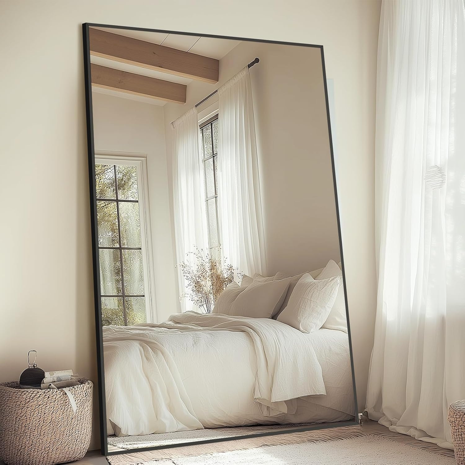 Grote spiegel op volle lengte  - Home Gym Decor recensie en prijs