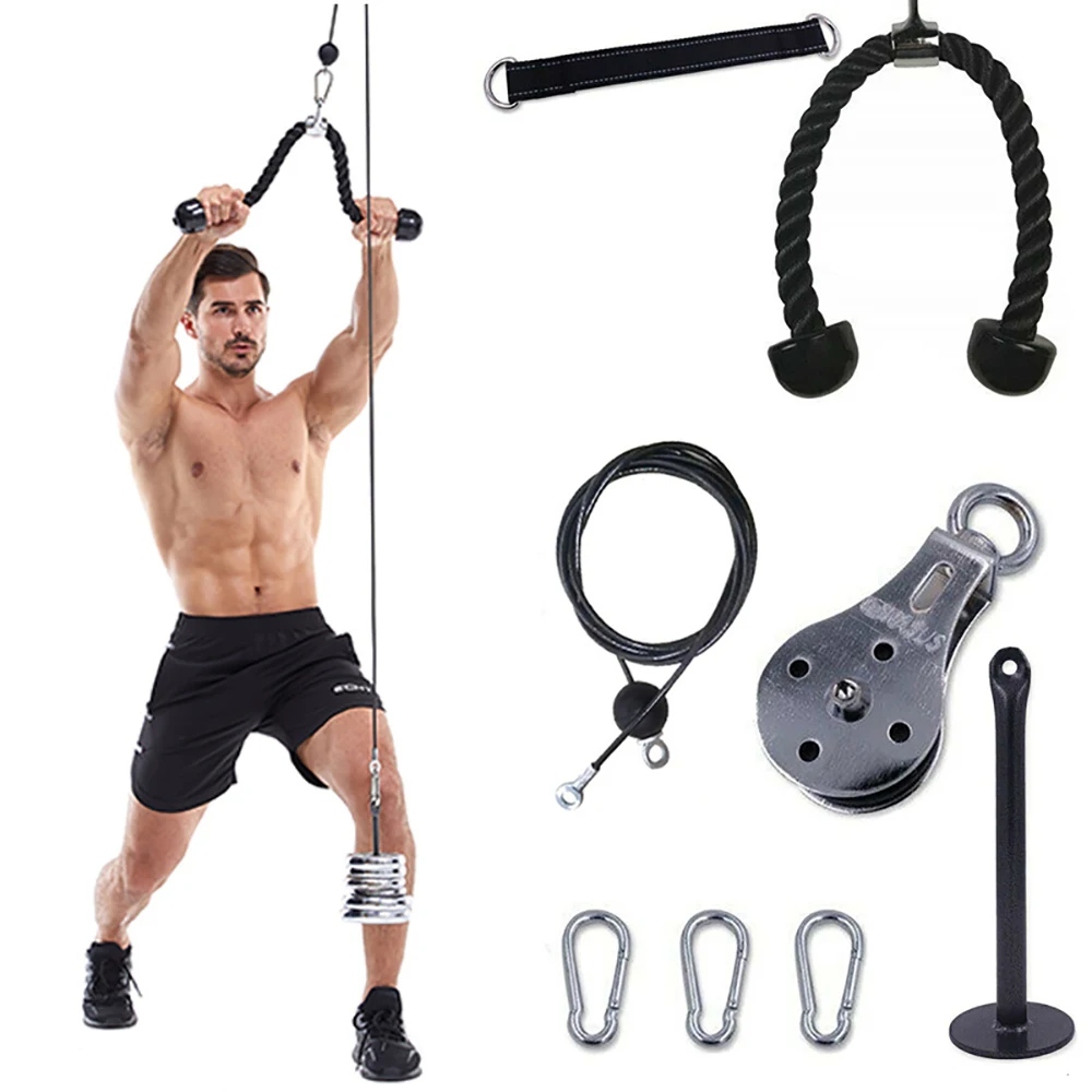 Silent Gym Kabel Katrol Systee - Home Gym Diy Pulley System recensie en prijs