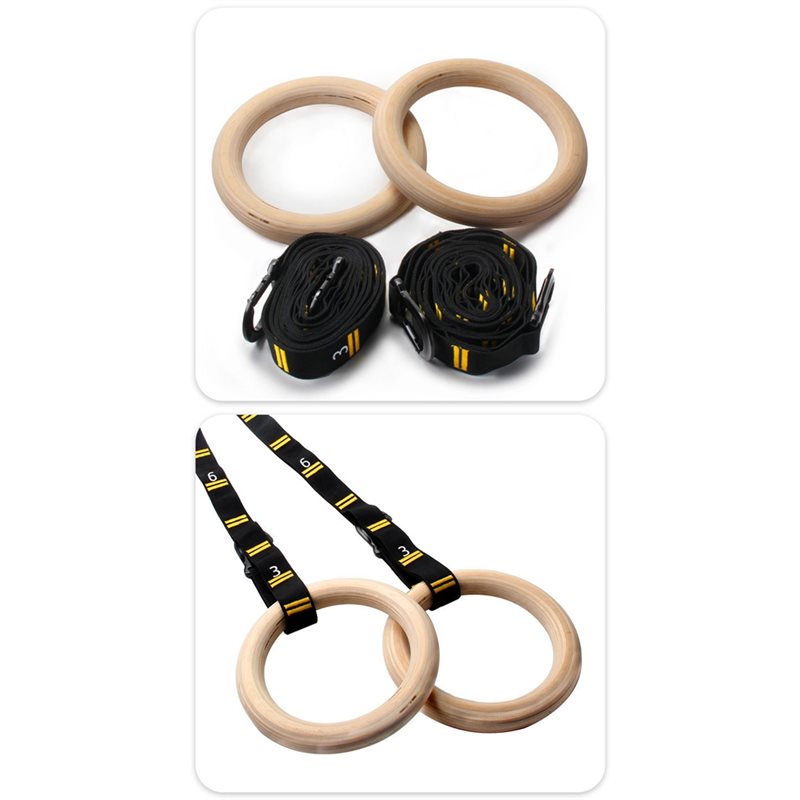 1,25 inch Gymnastiekringen met - Gymnastic Rings Wooden recensie en prijs
