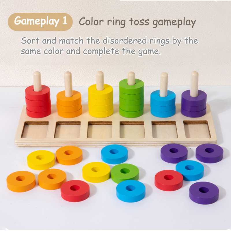 Montessori Geheugentraining Kl - Gymnastic Rings Wooden recensie en prijs