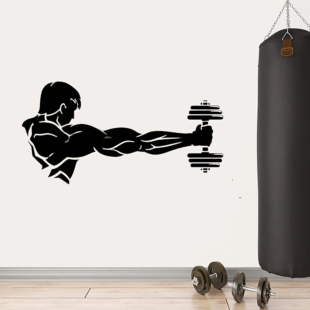 Fitness Home Decor Vinyl Muurs - Home Gym Interior Design recensie en prijs